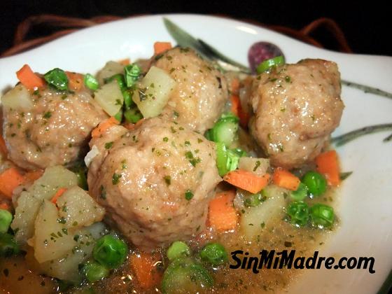 albondigas a la jardinera