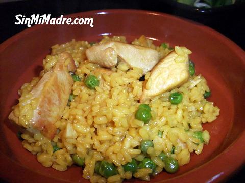 arroz con pollo al curry