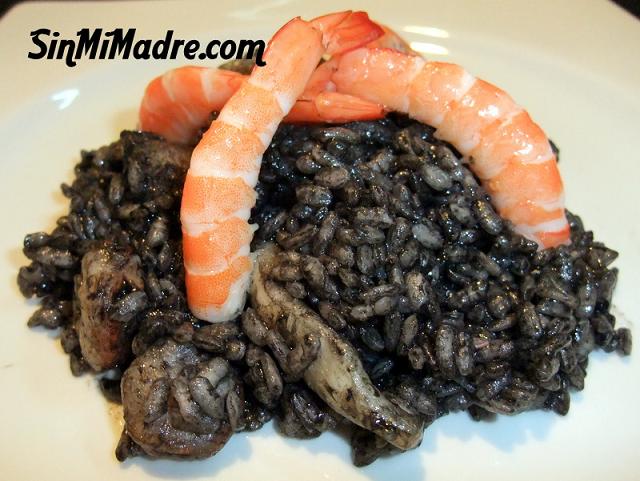 arroz negro con sepia