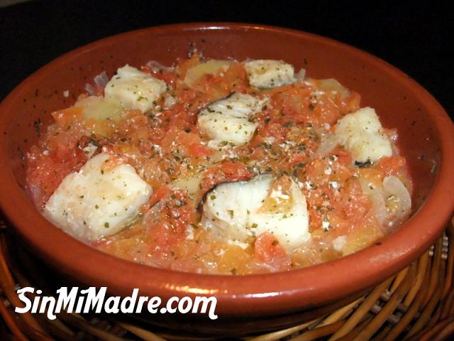 bacalao en microondas