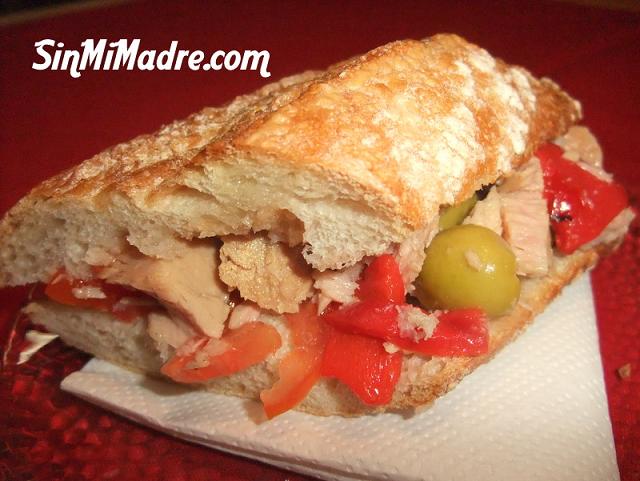 bocadillo de atun