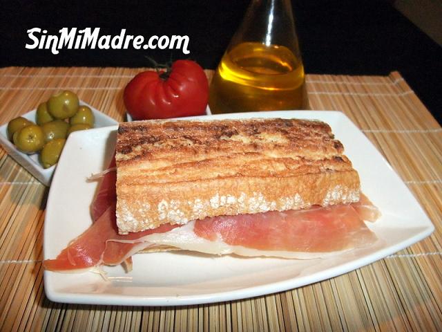 bocadillo de jamon