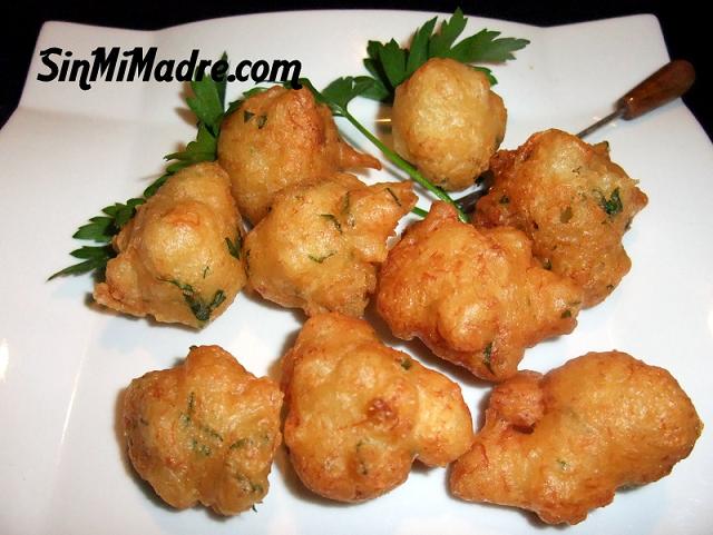 bunuelos de bacalao