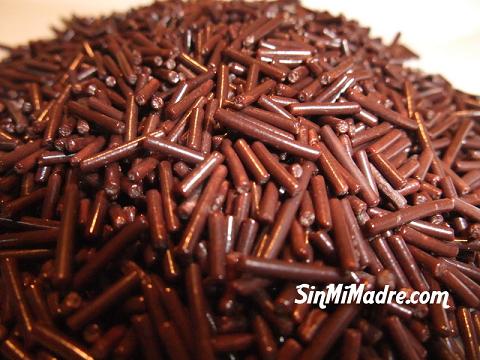 fideos de chocolate