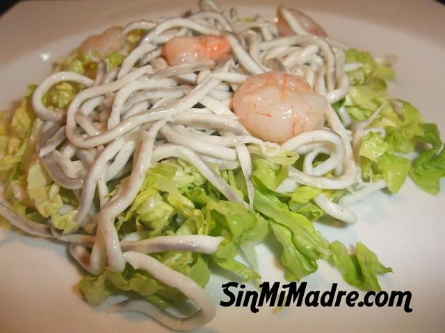 ensalada con gulas