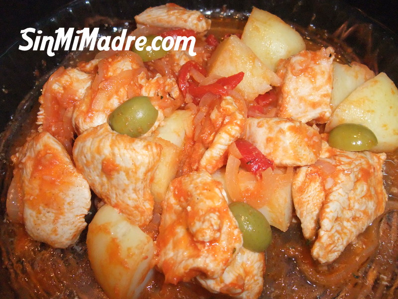 goulash de pavo al micro