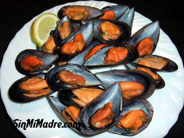 mejillones al vapor