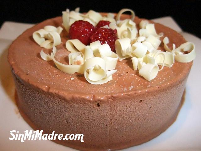 mousse de chocolate con microondas