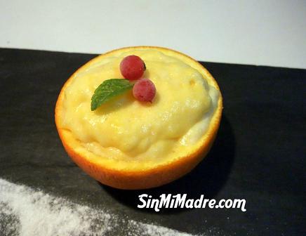 mousse suave de naranja