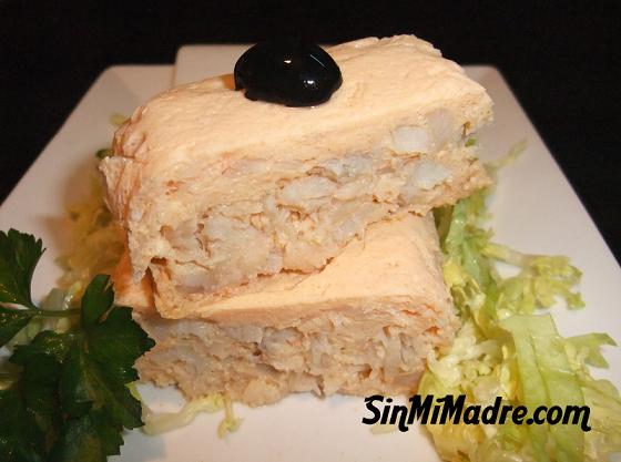 pastel de pescado en microondas