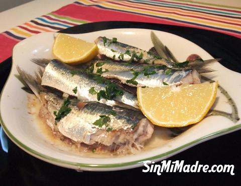 sardinas al natural en microondas