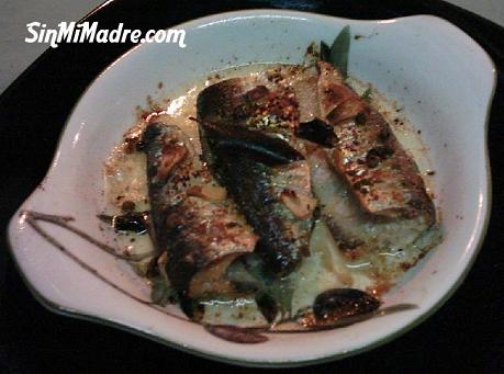 sardinas maceradas al horno
