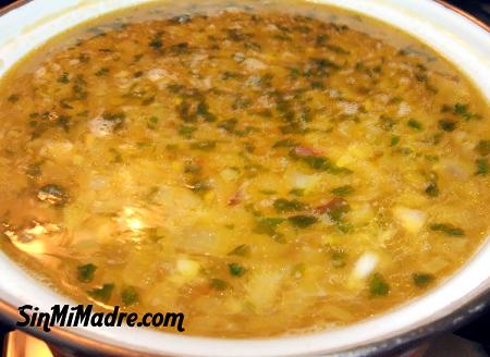 sopa de merluza