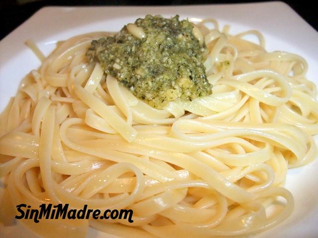 tallarines al pesto