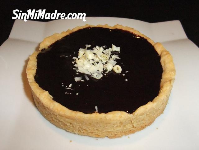 tarta de chocolate con frambuesas