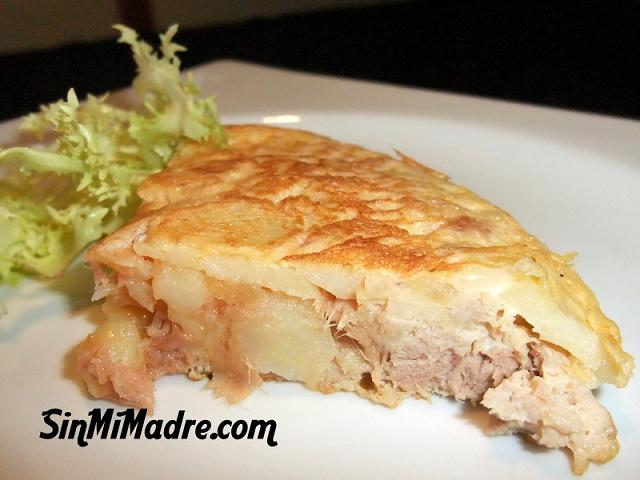 tortilla de patatas con atun