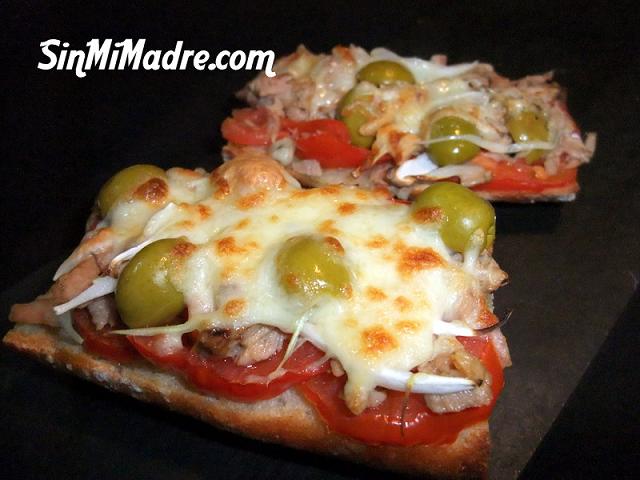 tosta caliente de atun