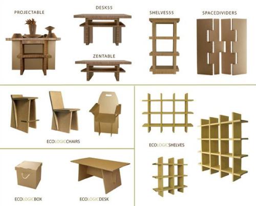 Muebles de carton